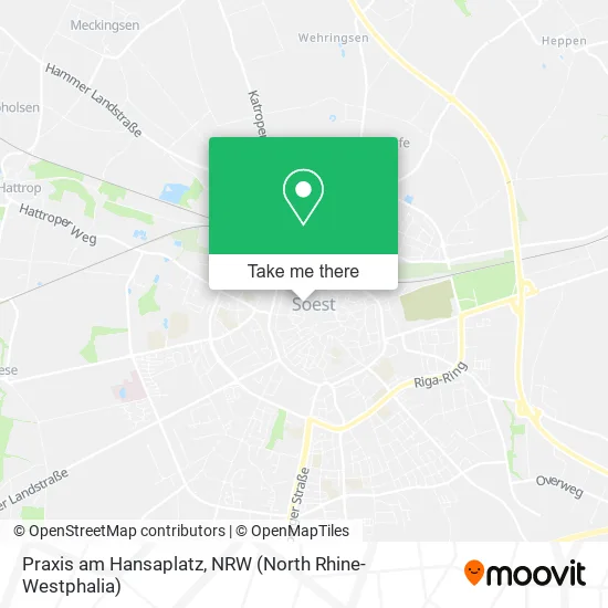 Карта Praxis am Hansaplatz