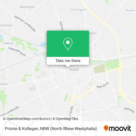 Prünte & Kollegen map