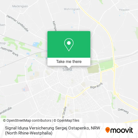Карта Signal Iduna Versicherung Sergej Ostapenko