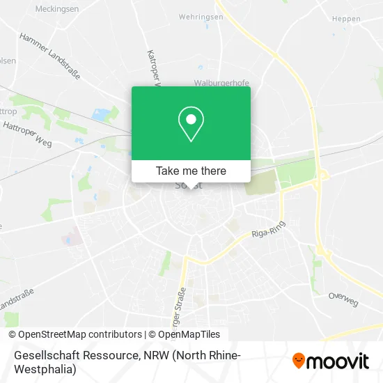 Карта Gesellschaft Ressource