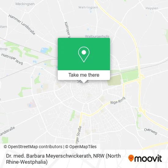 Карта Dr. med. Barbara Meyerschwickerath
