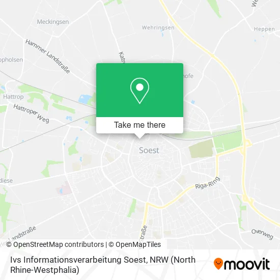 Карта Ivs Informationsverarbeitung Soest