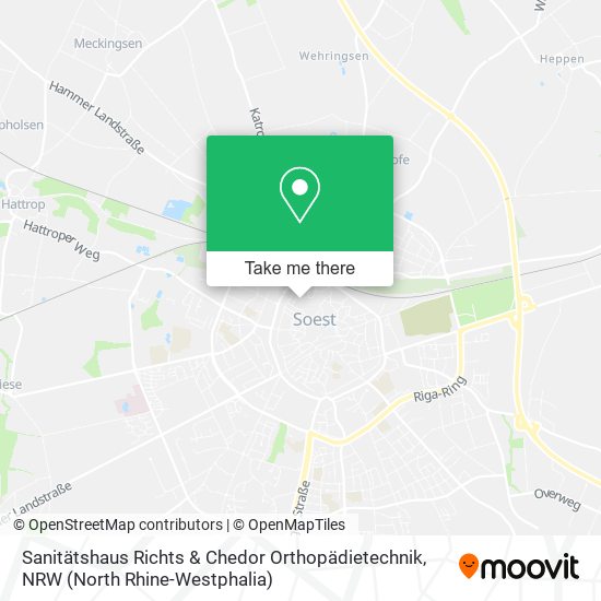 Sanitätshaus Richts & Chedor Orthopädietechnik map