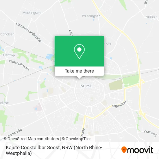 Карта Kajüte Cocktailbar Soest