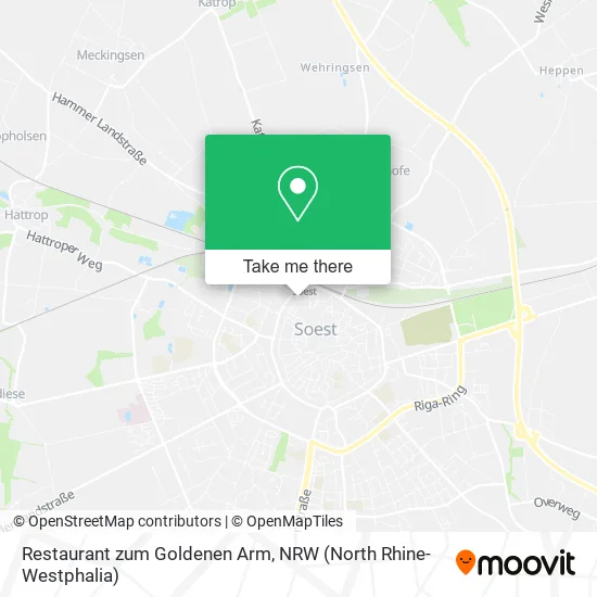Карта Restaurant zum Goldenen Arm