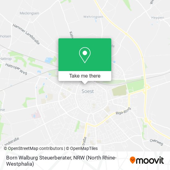 Born Walburg Steuerberater map