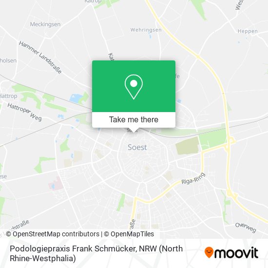 Podologiepraxis Frank Schmücker map