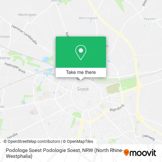 Карта Podologe Soest Podologie Soest