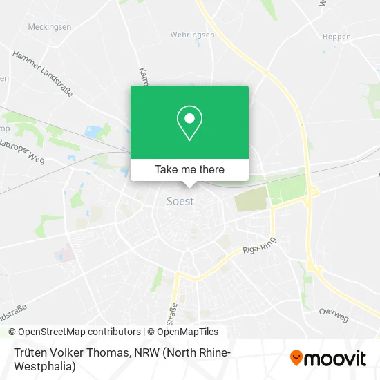 Карта Trüten Volker Thomas