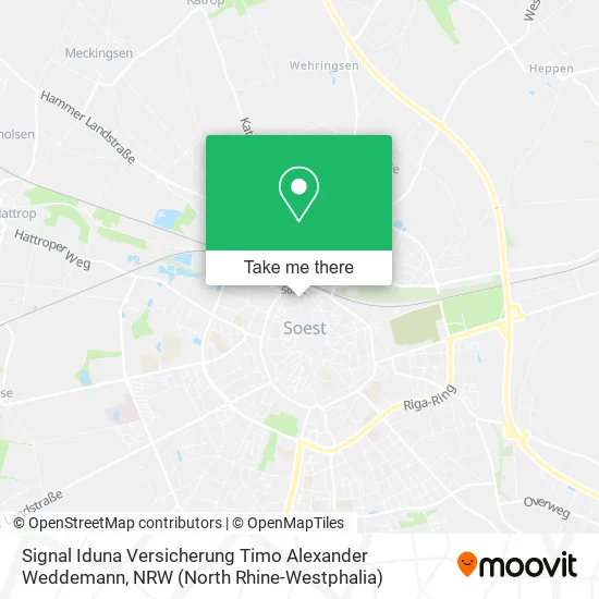 Карта Signal Iduna Versicherung Timo Alexander Weddemann