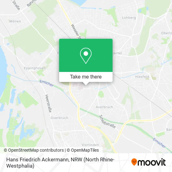 Карта Hans Friedrich Ackermann