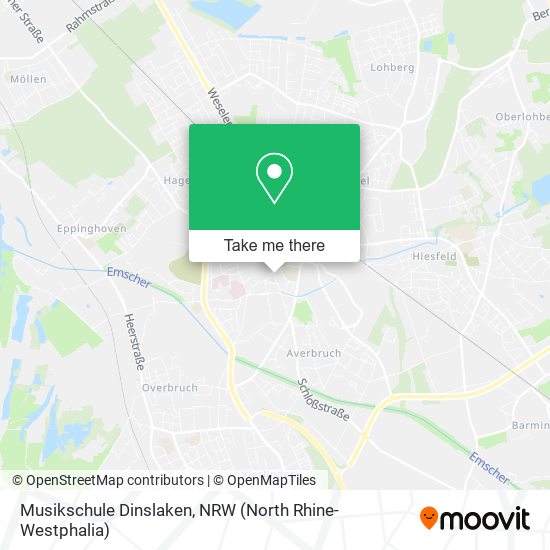 Musikschule Dinslaken map