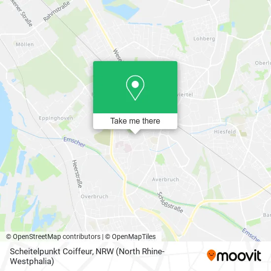 Карта Scheitelpunkt Coiffeur