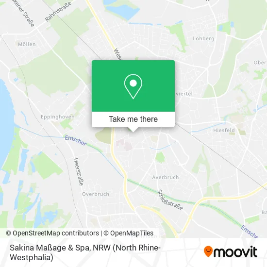 Карта Sakina Maßage & Spa