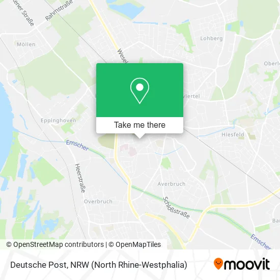 Deutsche Post map
