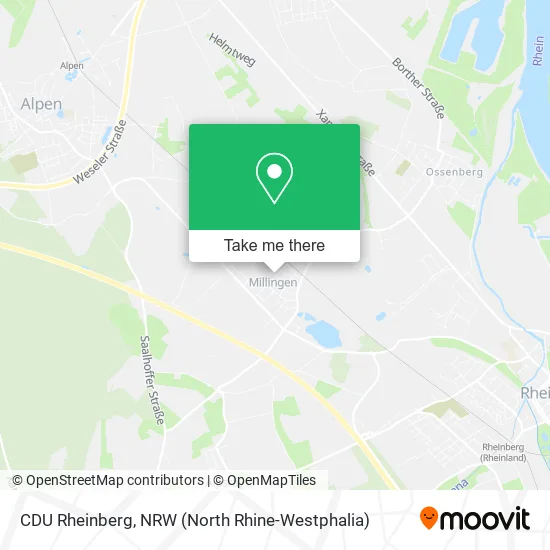 Карта CDU Rheinberg