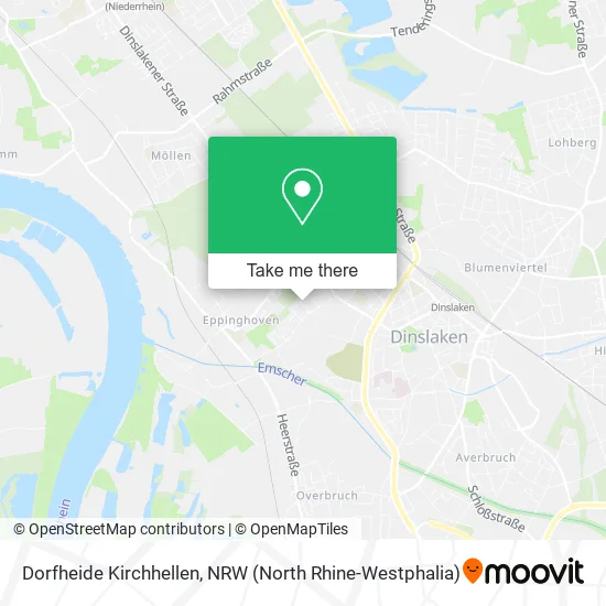 Dorfheide Kirchhellen map