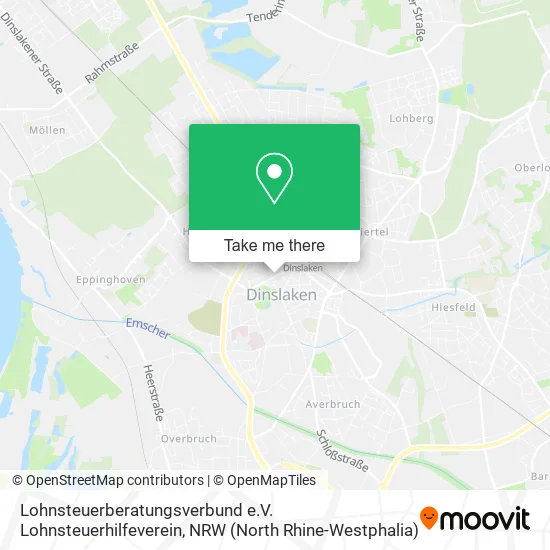 Lohnsteuerberatungsverbund e.V. Lohnsteuerhilfeverein map