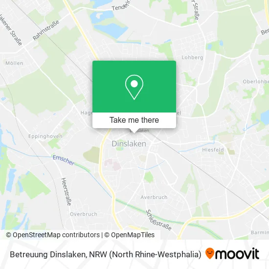 Betreuung Dinslaken map
