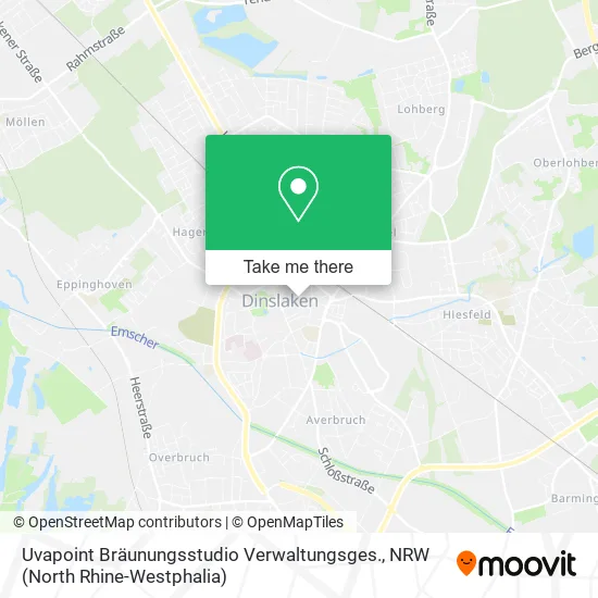 Карта Uvapoint Bräunungsstudio Verwaltungsges.