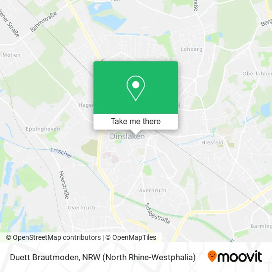 Карта Duett Brautmoden