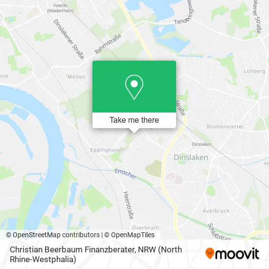 Карта Christian Beerbaum Finanzberater