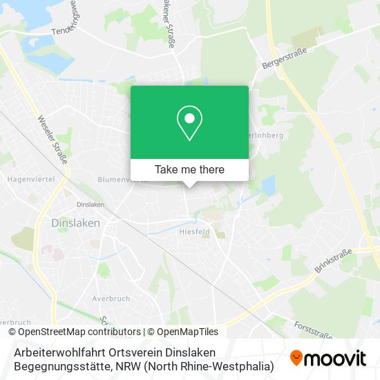 Arbeiterwohlfahrt Ortsverein Dinslaken Begegnungsstätte map