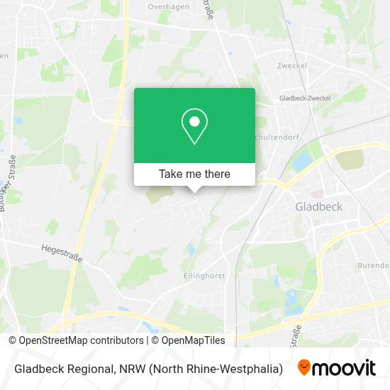 Gladbeck Regional map