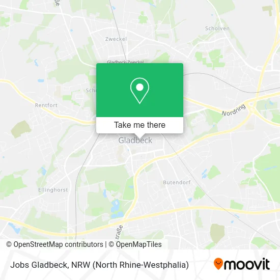 Jobs Gladbeck map
