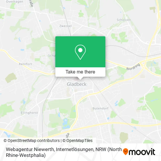 Карта Webagentur Niewerth, Internetlösungen