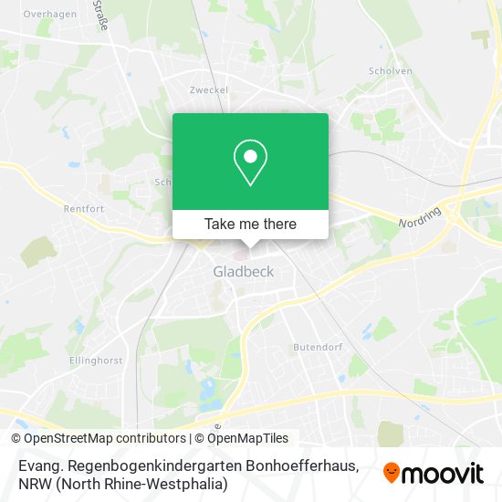 Evang. Regenbogenkindergarten Bonhoefferhaus map