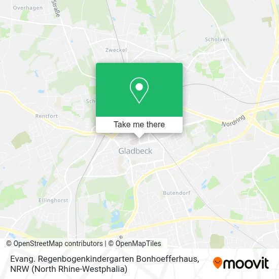 Evang. Regenbogenkindergarten Bonhoefferhaus map