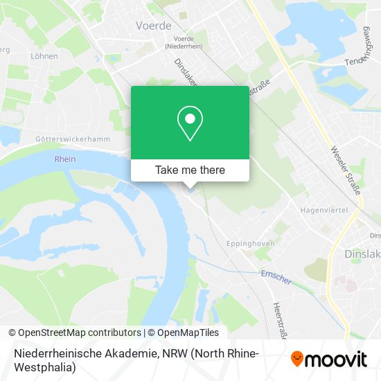 Niederrheinische Akademie map