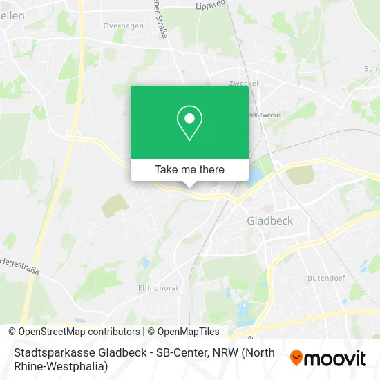 Карта Stadtsparkasse Gladbeck - SB-Center