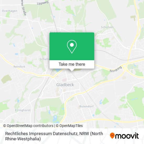 Rechtliches Impressum Datenschutz map
