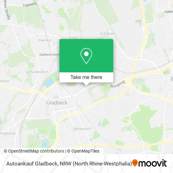 Карта Autoankauf Gladbeck