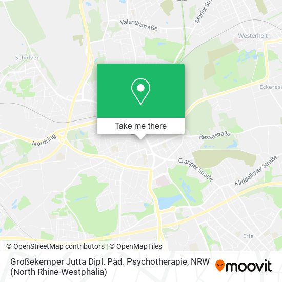 Großekemper Jutta Dipl. Päd. Psychotherapie map