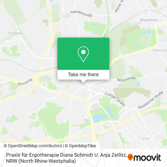 Карта Praxis für Ergotherapie Diana Schmidt U. Anja Zetlitz