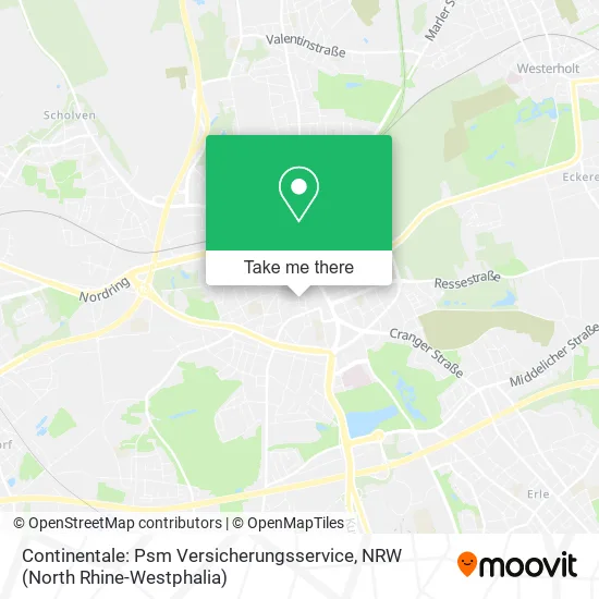 Карта Continentale: Psm Versicherungsservice