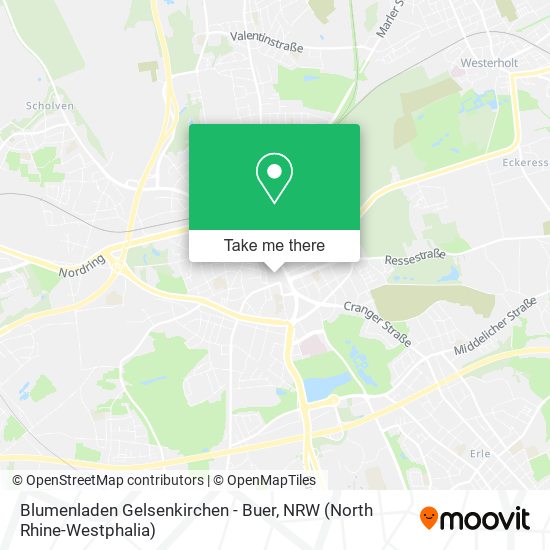 Blumenladen Gelsenkirchen - Buer map