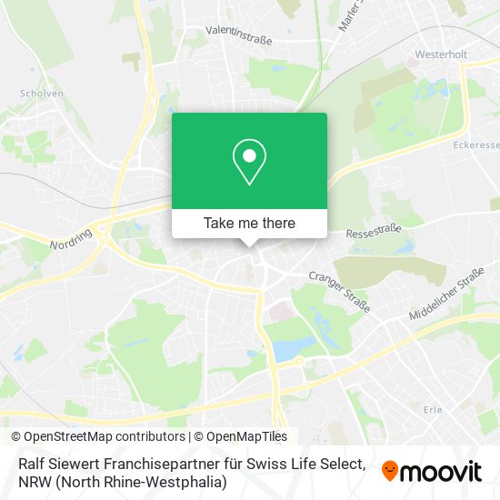 Ralf Siewert Franchisepartner für Swiss Life Select map