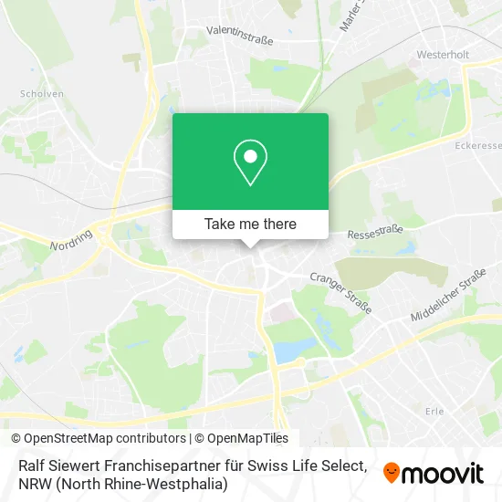 Ralf Siewert Franchisepartner für Swiss Life Select map