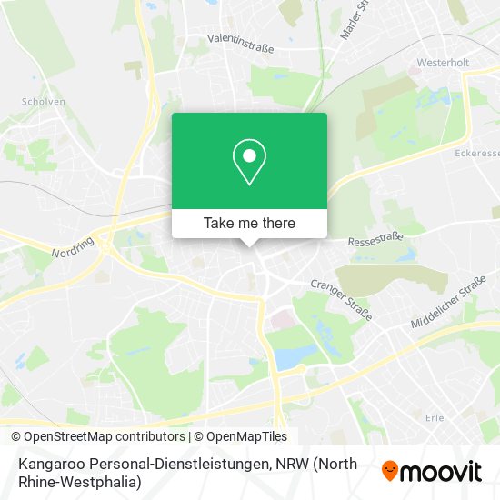 Kangaroo Personal-Dienstleistungen map