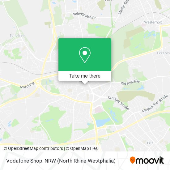 Vodafone Shop map