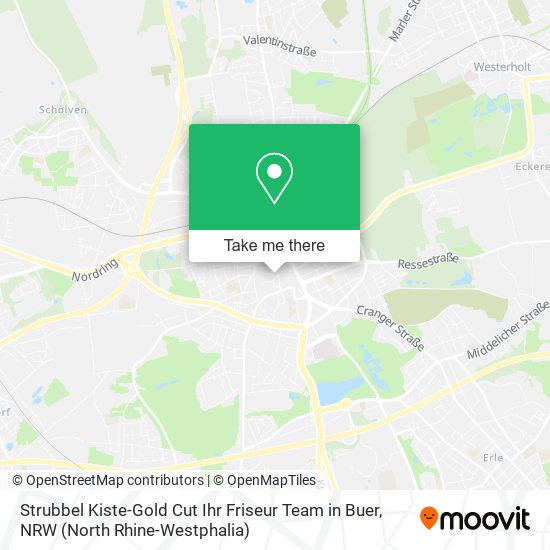 Strubbel Kiste-Gold Cut Ihr Friseur Team in Buer map