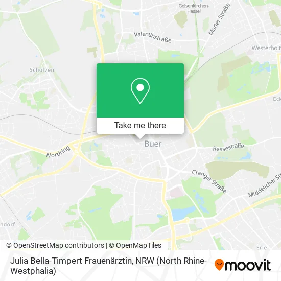 Карта Julia Bella-Timpert Frauenärztin