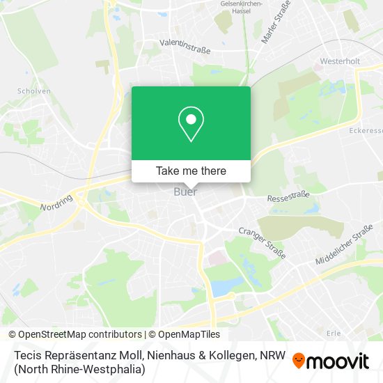 Tecis Repräsentanz Moll, Nienhaus & Kollegen map