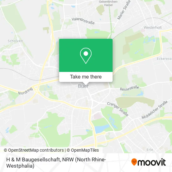 H & M Baugesellschaft map