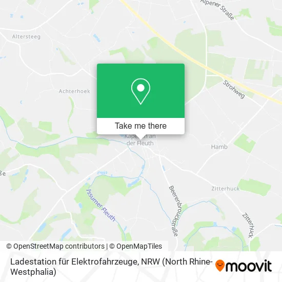 Карта Ladestation für Elektrofahrzeuge