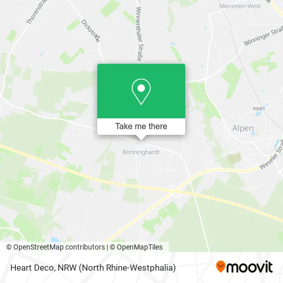 Карта Heart Deco